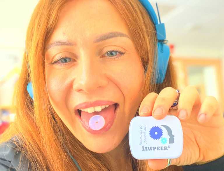 JAWPEER is a lifestyle product that fits active persons like BMX biking queen Tanja Anderman.