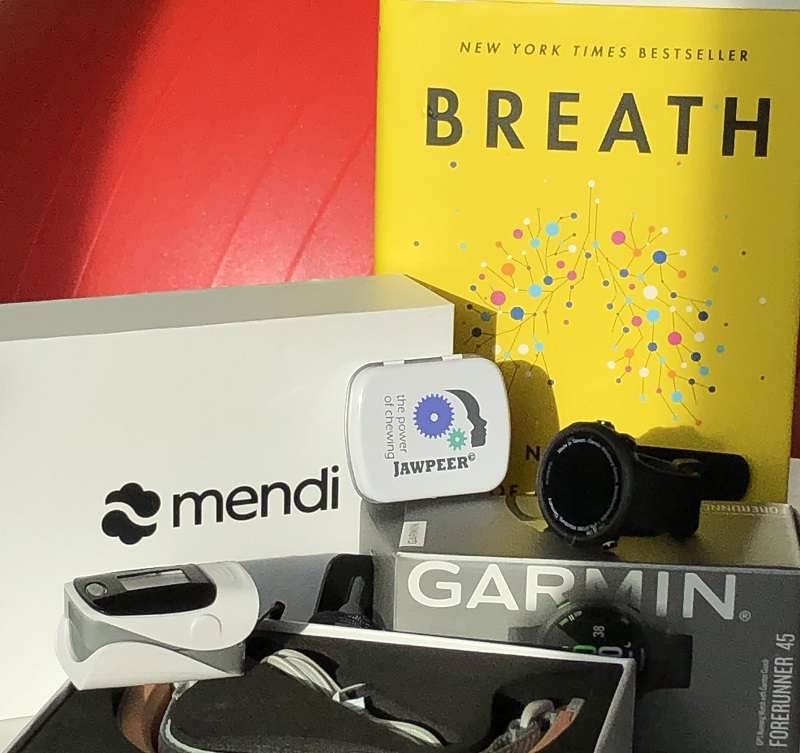 My personal Science toolkit: Breath, Garmin Forerunner, Oxymeter, Mendi and JAWPEER